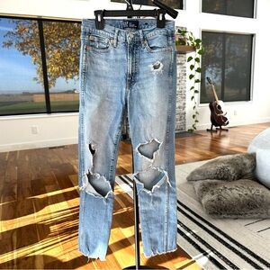 GAP Ripped High Rise Vintage Slim Jeans